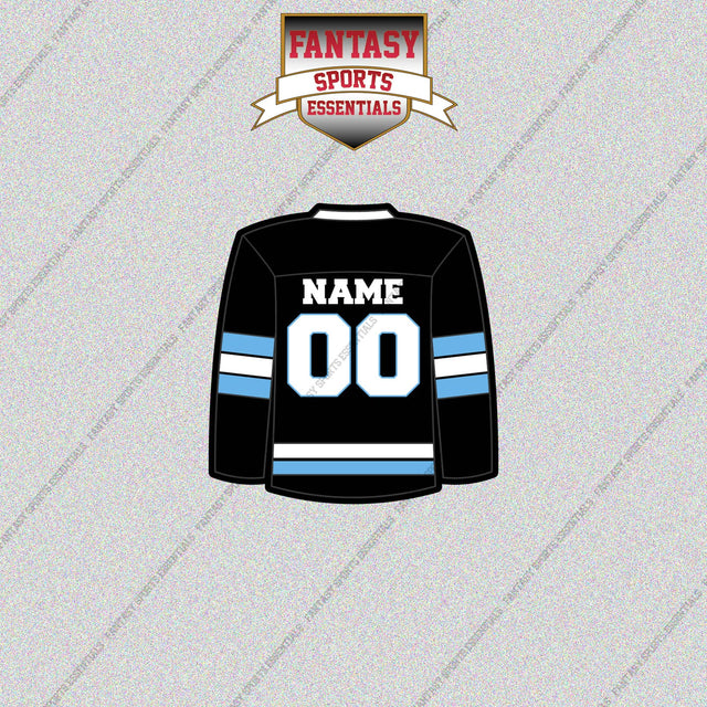 Utah Mammoth Personalized Current Home Jersey Glossy Stickers