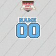 Utah Mammoth Personalized Current Name and Number Glossy Stickers