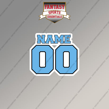 Utah Mammoth Personalized Current Name and Number Magnets