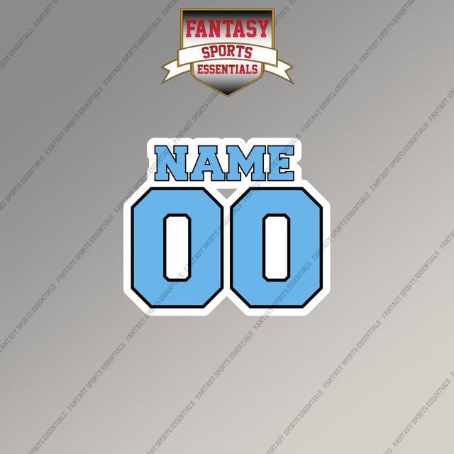 Utah Mammoth Personalized Current Name and Number Magnets