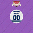 Vancouver Canucks Personalized Current Away Jersey Buttons