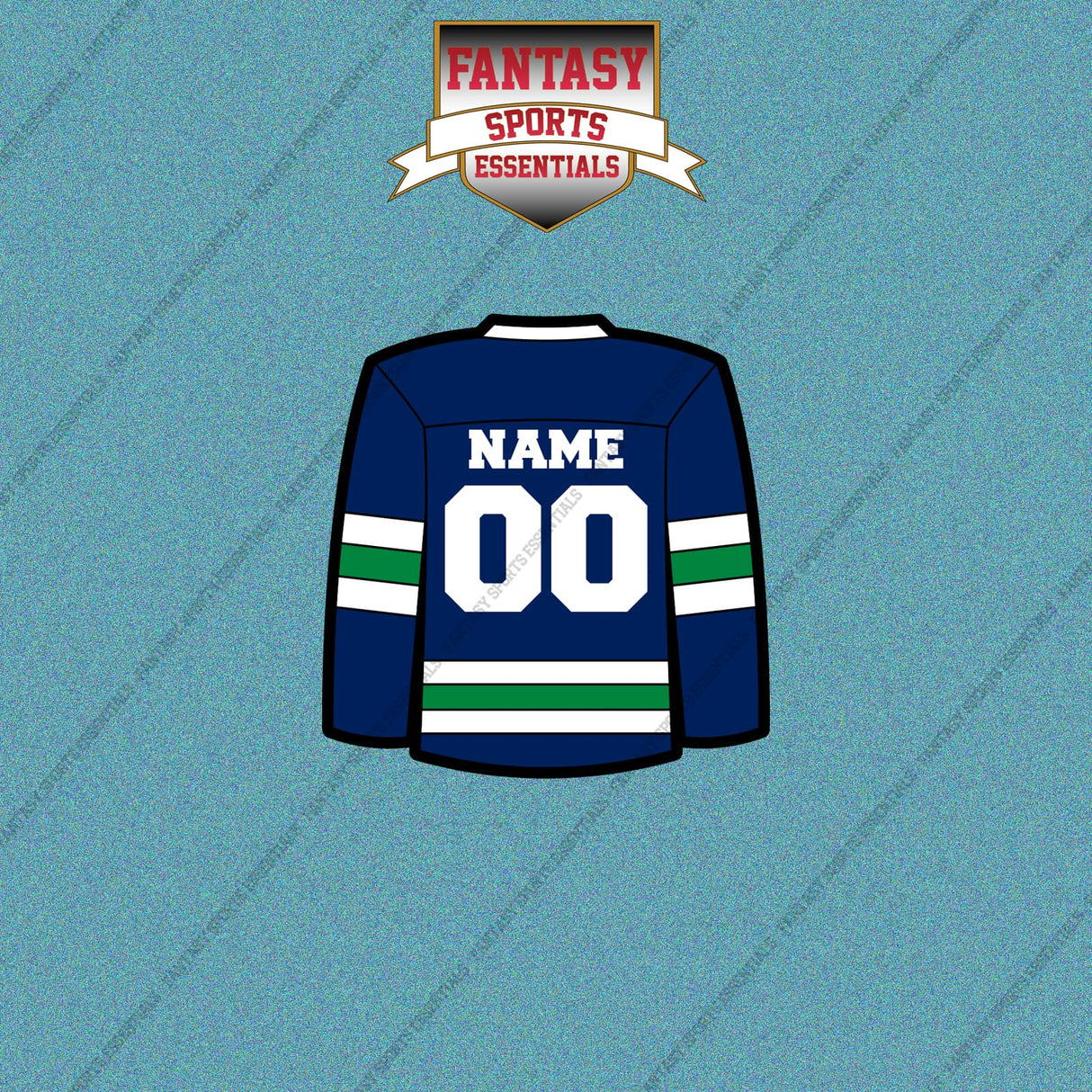 Vancouver Canucks Personalized Current Home Jersey Car Decals
