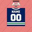 Vancouver Canucks Personalized Current Home Jersey Wall Art Prints