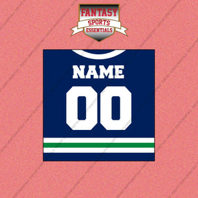 Vancouver Canucks Personalized Current Home Jersey Wall Art Prints