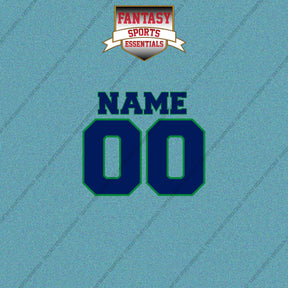 Vancouver Canucks Personalized Current Name and Number Car Decals