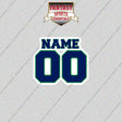 Vancouver Canucks Personalized Current Name and Number Glossy Stickers