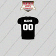 Vanderbilt Commodores Football Personalized Home Jersey Glossy Stickers