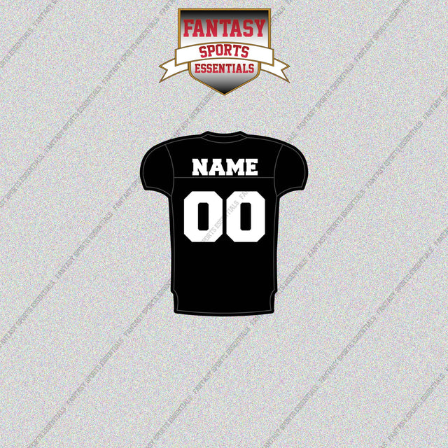 Vanderbilt Commodores Football Personalized Home Jersey Glossy Stickers