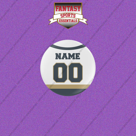 Vegas Golden Knights Personalized Current Away Jersey Buttons