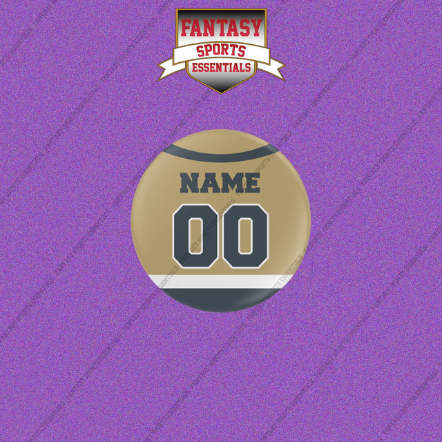 Vegas Golden Knights Personalized Current Home Jersey Buttons