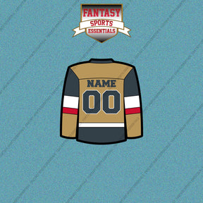 Vegas Golden Knights Personalized Current Home Jersey Car Decals