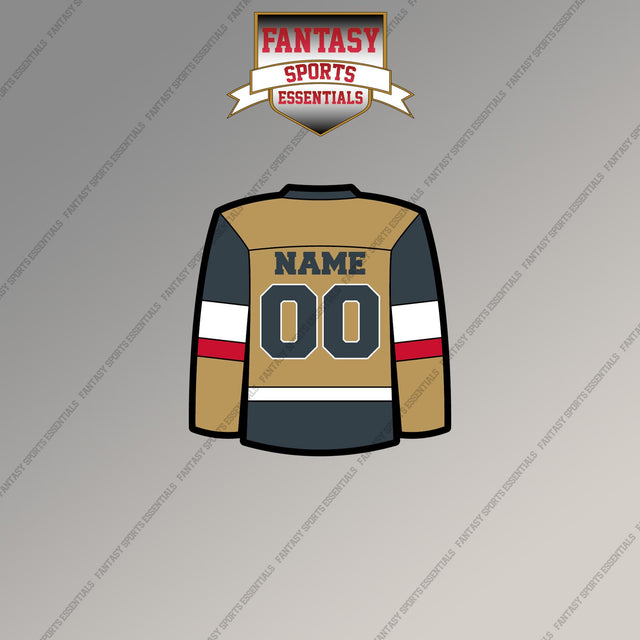 Vegas Golden Knights Personalized Current Home Jersey Magnets
