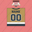 Vegas Golden Knights Personalized Current Home Jersey Wall Art Prints