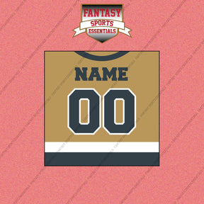 Vegas Golden Knights Personalized Current Home Jersey Wall Art Prints