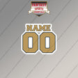 Vegas Golden Knights Personalized Current Name and Number Magnets