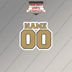 Vegas Golden Knights Personalized Current Name and Number Magnets