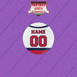 Washington Capitals Personalized Current Away Jersey Buttons