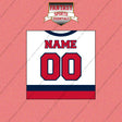 Washington Capitals Personalized Current Away Jersey Wall Art Prints