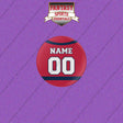 Washington Capitals Personalized Current Home Jersey Buttons