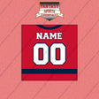Washington Capitals Personalized Current Home Jersey Wall Art Prints