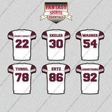 Washington Commanders 2025 Away Jersey Glossy Stickers (Choose Your Player) Page 2