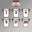 Washington Commanders 2025 Away Jersey Magnets (Choose Your Player) Page 1