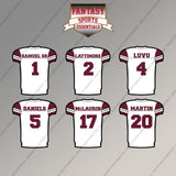 Washington Commanders 2025 Away Jersey Magnets (Choose Your Player) Page 1