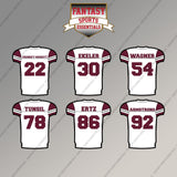 Washington Commanders 2025 Away Jersey Magnets (Choose Your Player) Page 2