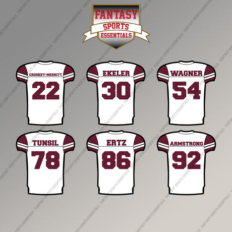 Washington Commanders 2025 Away Jersey Magnets (Choose Your Player) Page 2