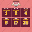 Washington Commanders 2025 Home Jersey Wall Art Prints (Choose Your Player) Page 1