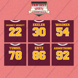 Washington Commanders 2025 Home Jersey Wall Art Prints (Choose Your Player) Page 2