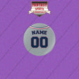 Washington Nationals Personalized Current Away Jersey Buttons