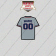Washington Nationals Personalized Current Away Jersey Glossy Stickers