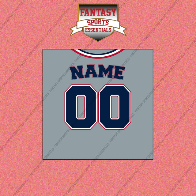 Washington Nationals Personalized Current Away Jersey Wall Art Prints