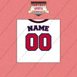 Washington Nationals Personalized Current Home Jersey Wall Art Prints