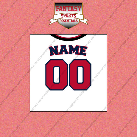 Washington Nationals Personalized Current Home Jersey Wall Art Prints