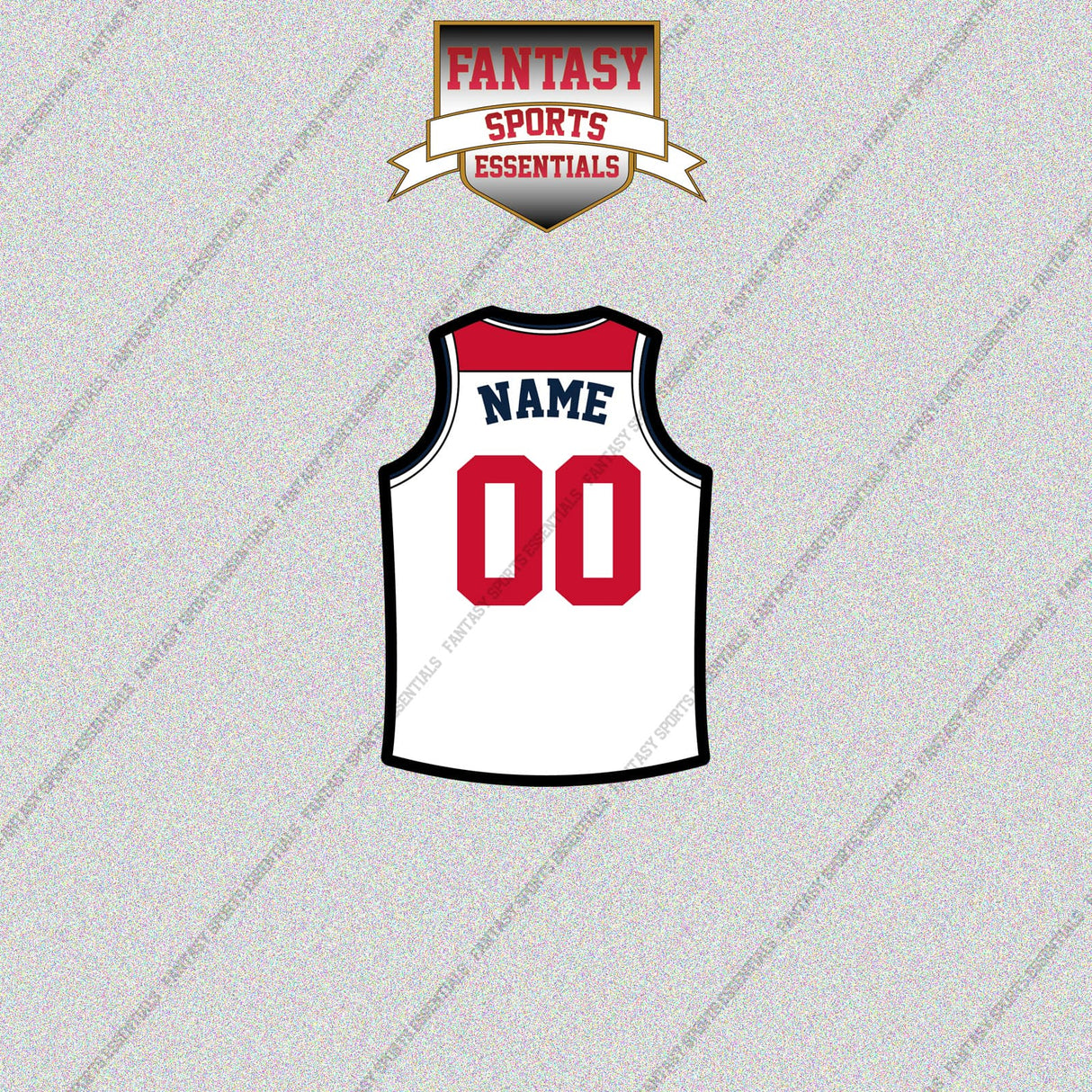 Washington Wizards Personalized Current Away Jersey Glossy Stickers