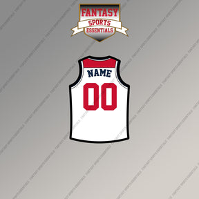Washington Wizards Personalized Current Away Jersey Magnets
