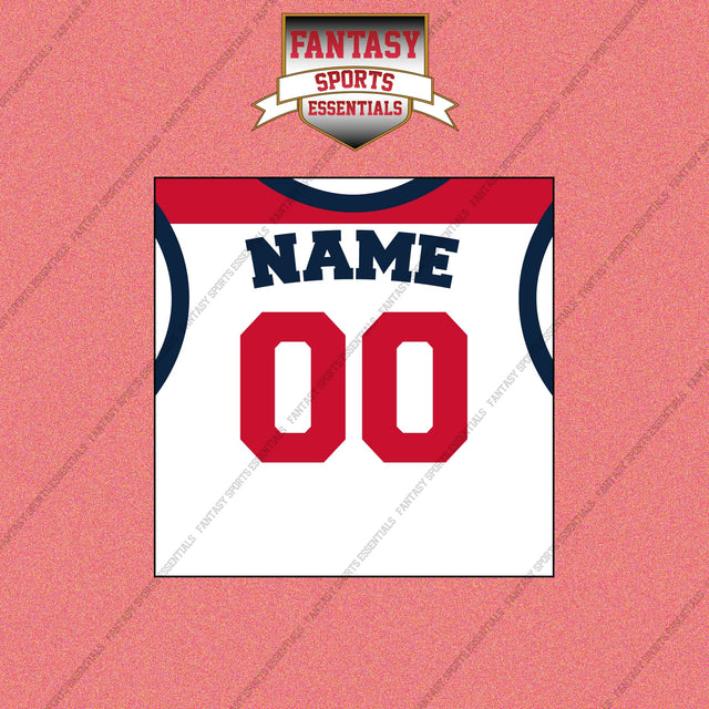 Washington Wizards Personalized Current Away Jersey Wall Art Prints