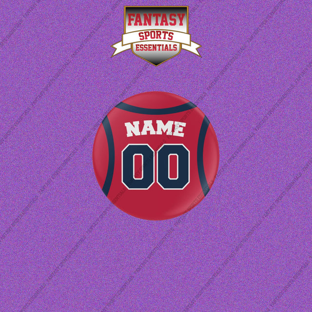 Washington Wizards Personalized Current Home Jersey Buttons