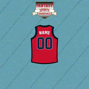 Washington Wizards Personalized Current Home Jersey Car Decals