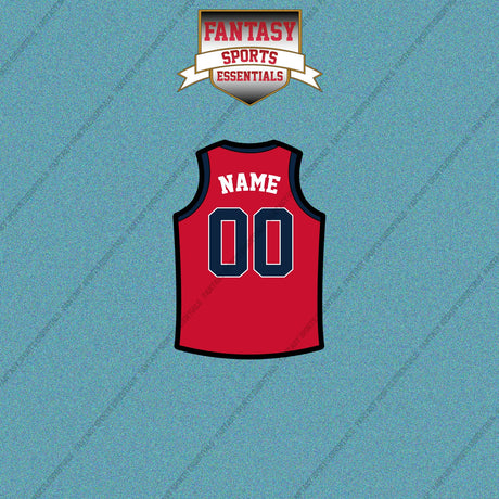Washington Wizards Personalized Current Home Jersey Car Decals