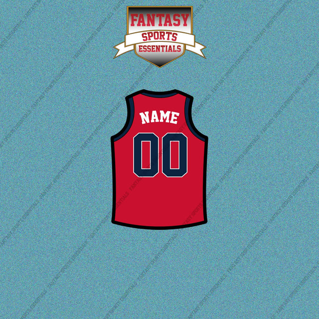 Washington Wizards Personalized Current Home Jersey Car Decals