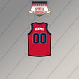 Washington Wizards Personalized Current Home Jersey Magnets