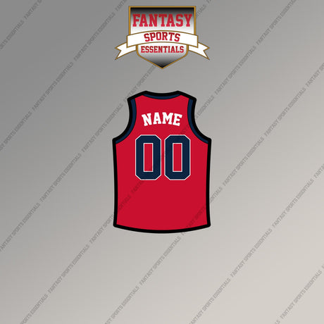 Washington Wizards Personalized Current Home Jersey Magnets