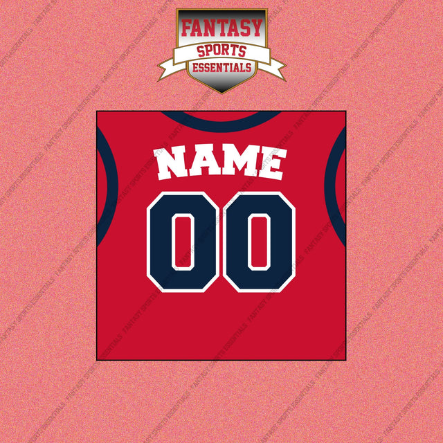 Washington Wizards Personalized Current Home Jersey Wall Art Prints