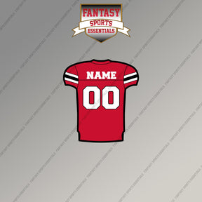 Western Kentucky Hilltoppers Football Personalized Current Home Jersey Magnets