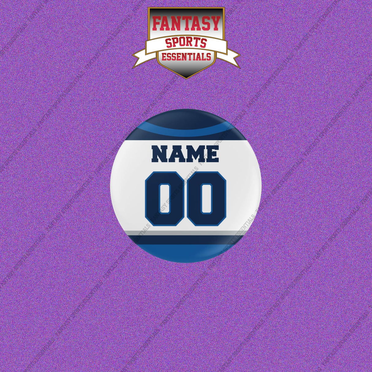 Winnipeg Jets Personalized Current Away Jersey Buttons