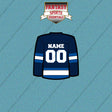 Winnipeg Jets Personalized Current Home Jersey Car Decals
