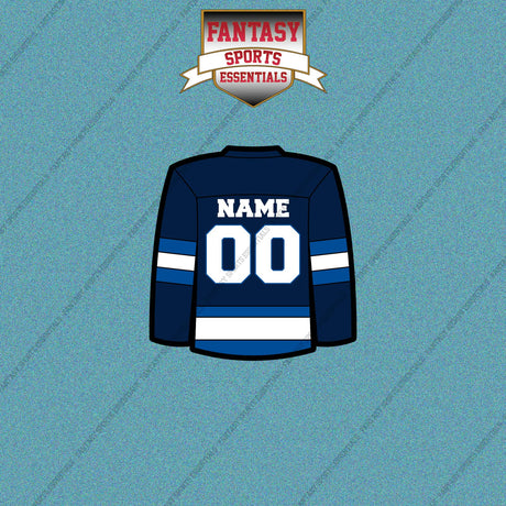 Winnipeg Jets Personalized Current Home Jersey Car Decals